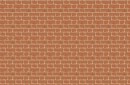 薄茶レンガブロック壁のパターン素材01（PHOTO）