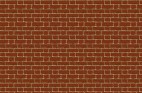 赤茶レンガブロック壁のパターン素材02（PHOTO）
