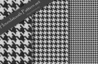 おしゃれなファブリック素材『千鳥格子』のフリーテクスチャ・シームレスパターン（CG）