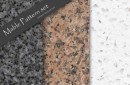 継ぎ目のない3色の大理石テクスチャ素材･パターンセット（PHOTO）